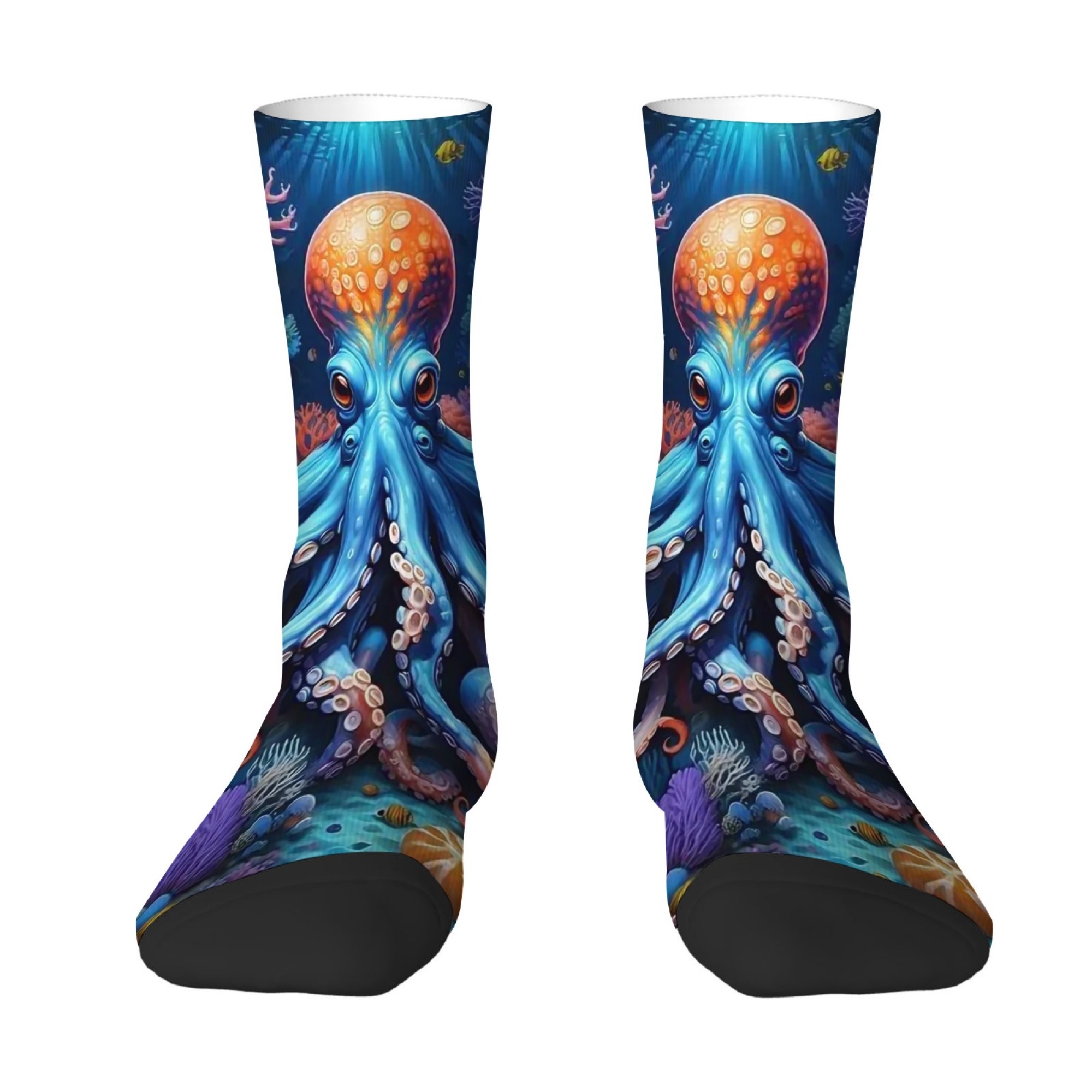 Quirky Street Fashion - Kaus Kaki Pria Cthulhu Mythos Sea