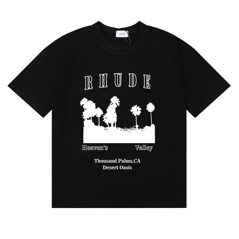 Street Fashion Brand Logo - Kaus Rhude merek modis kaus High