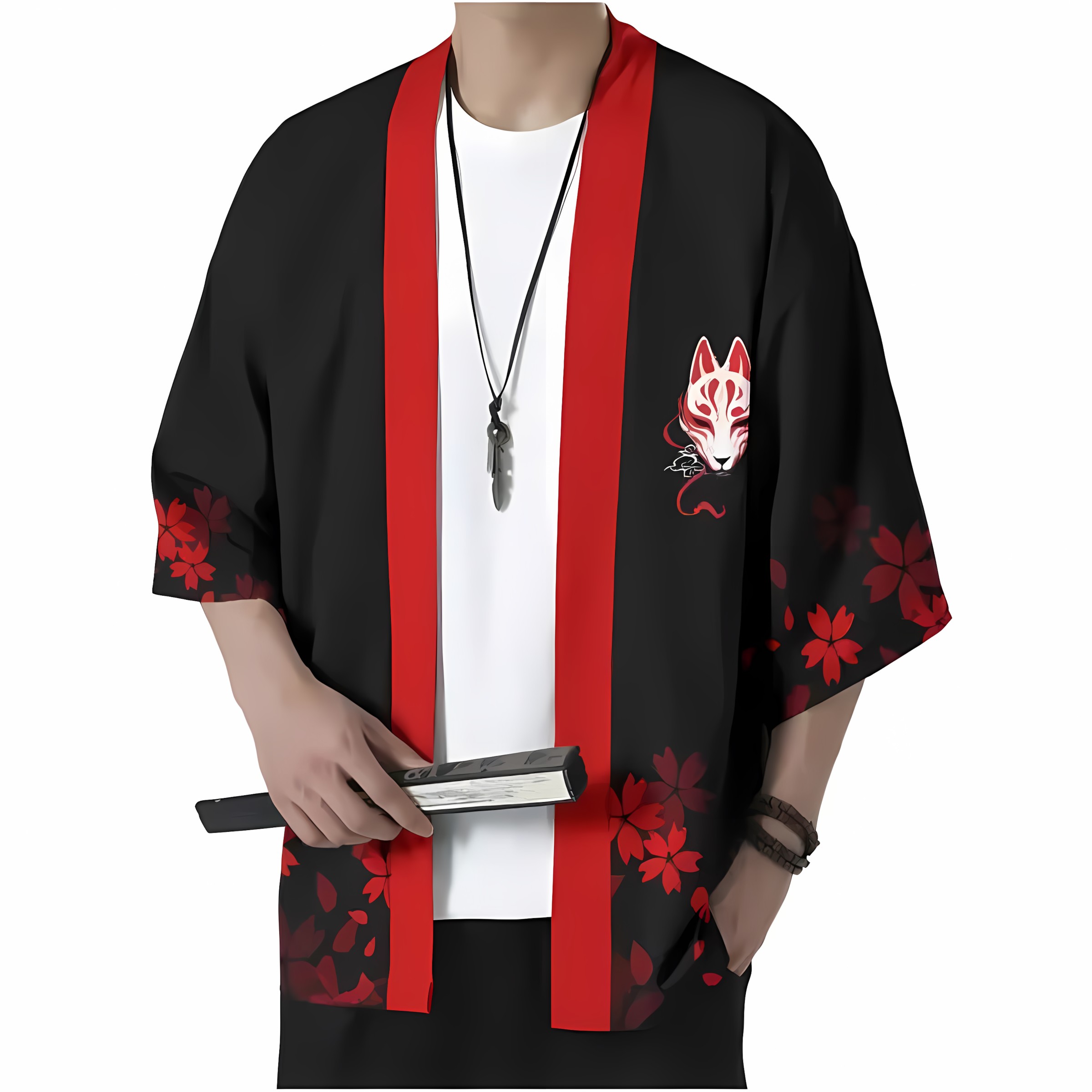 Street Fashion Style - Kimono Pria Gaya Baru Musim Panas