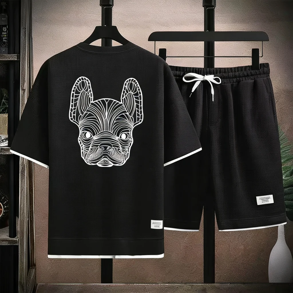 Street Fashion Style - Setelan Kaos Lengan Pendek dan Celana