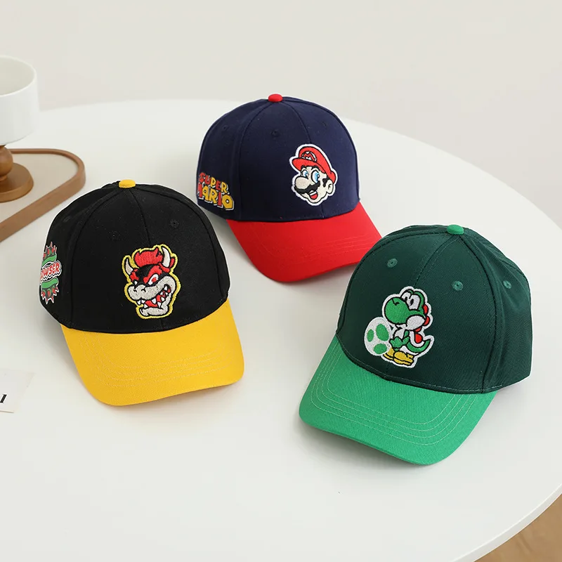 Street Fashion Hats - Topi Bisbol Marios Peripheral Gambar Bowser