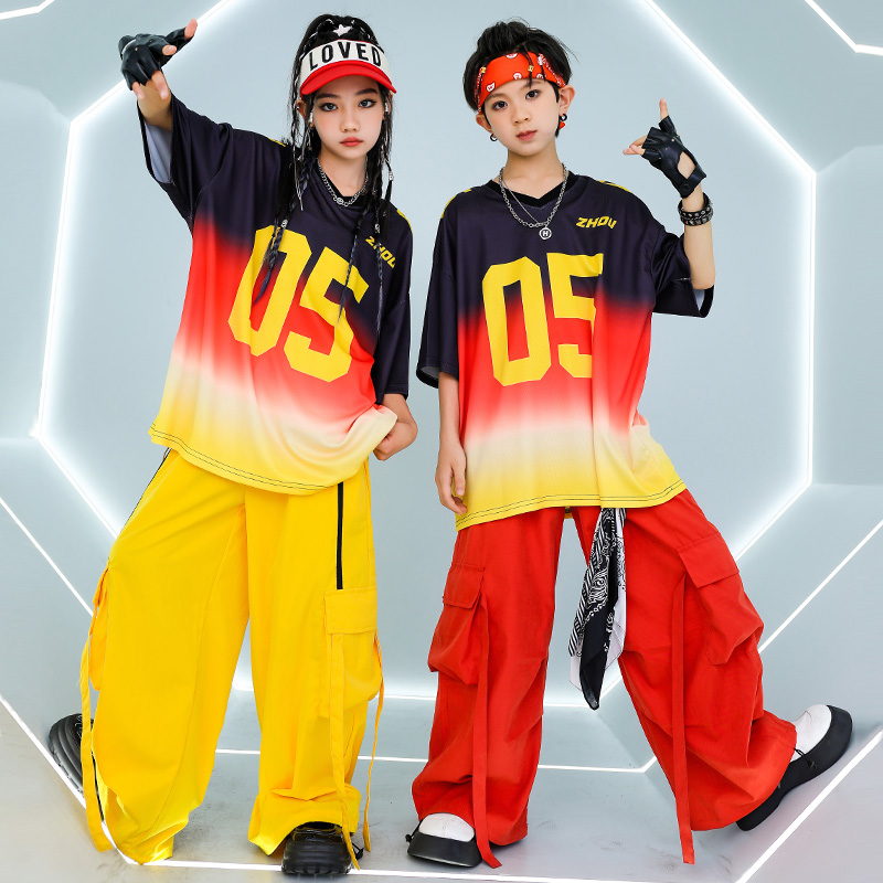 Street Fashion Boy - Celana kargo anak laki-laki, pakaian jalanan