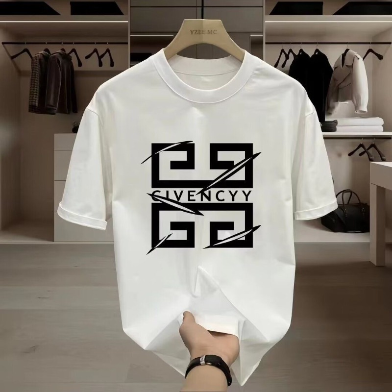 Street Fashion Brand Logo - Kaus Cetak Logo Merek GIVENCY Pria