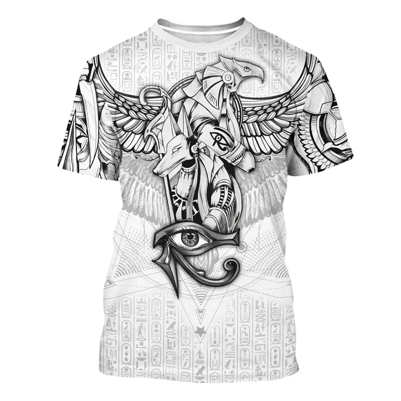 Street Fashion Egypt - Kaos 3D Print Grafis Mesir Kuno