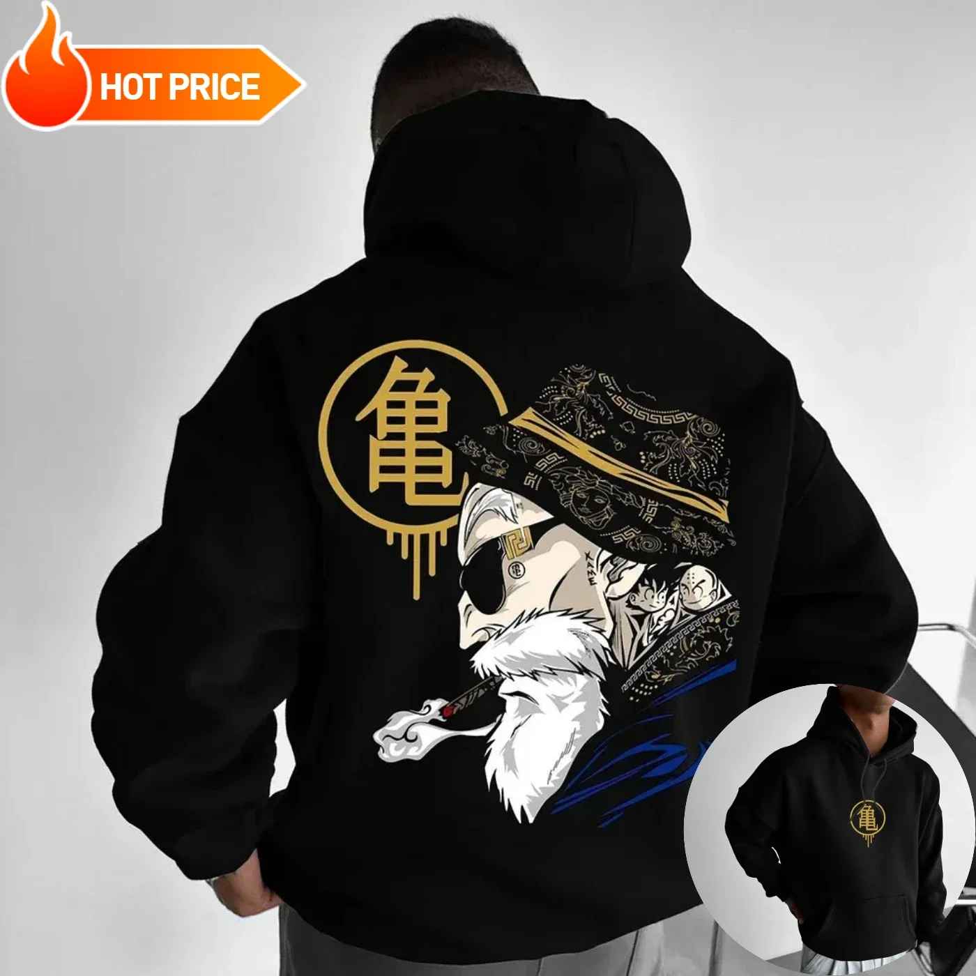 Street Fashion Hats - Master Roshi Dragon Ball Saiyan Harajuku