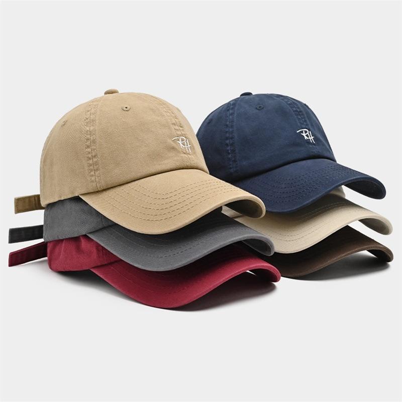 Street Fashion Hats - Topi Baseball Bordir Huruf RH, Dapat