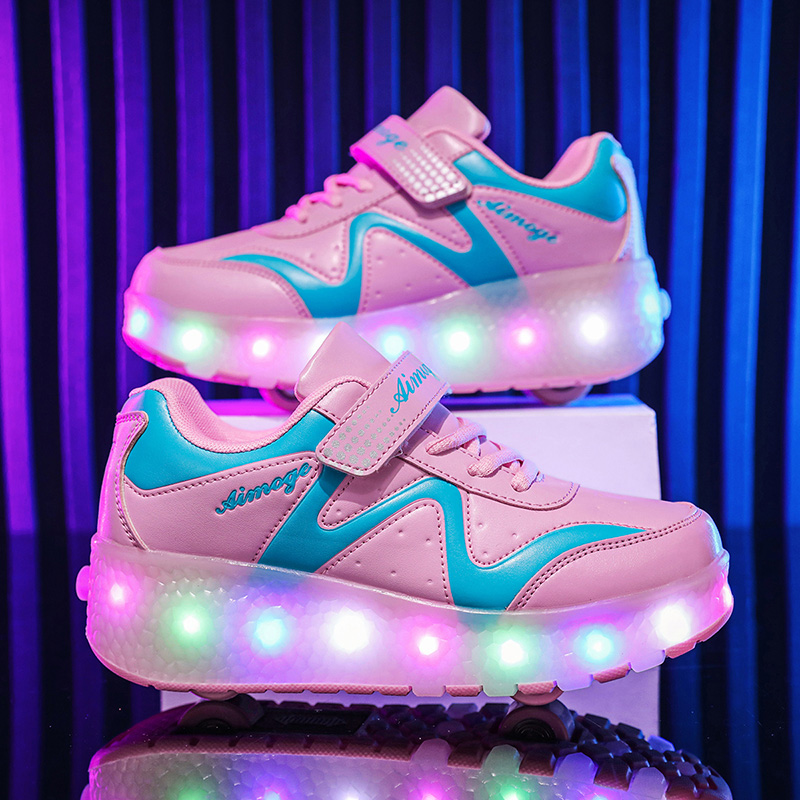 Sepatu Roda Bercahaya LED Fash - Street Fashion Boy ulasan dan harga