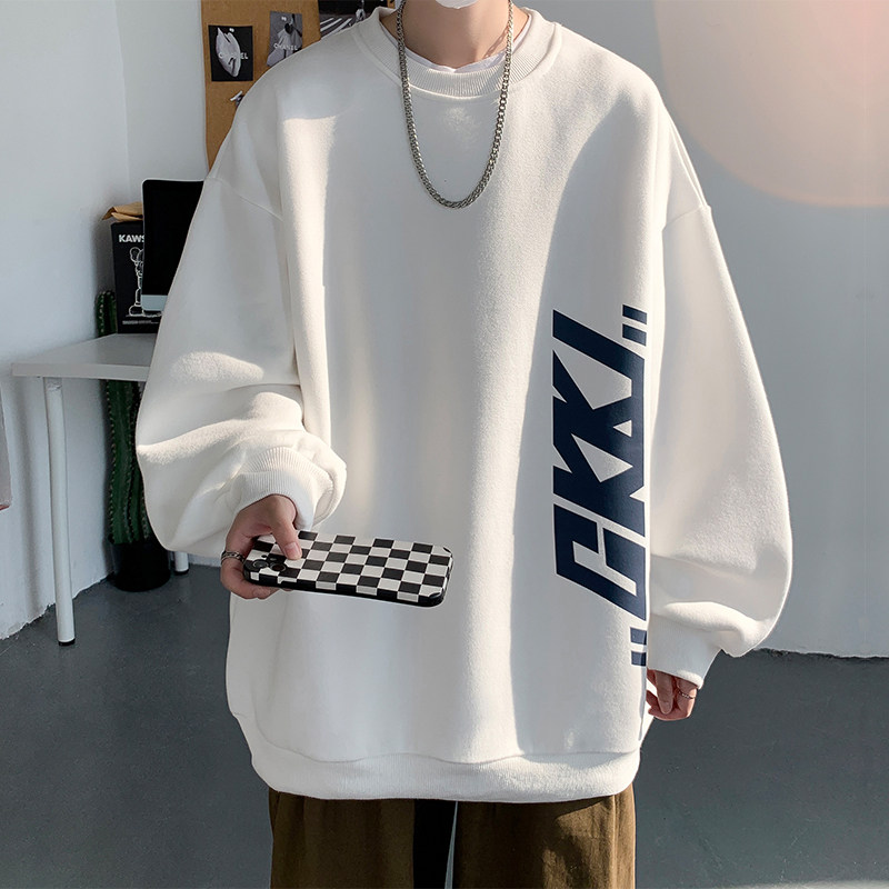 Sweatshirt Berkerah Bulat Leng - Street Fashion Style ulasan dan harga