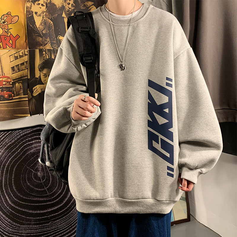 Sweatshirt Berkerah Bulat Leng - Street Fashion Style ulasan dan harga