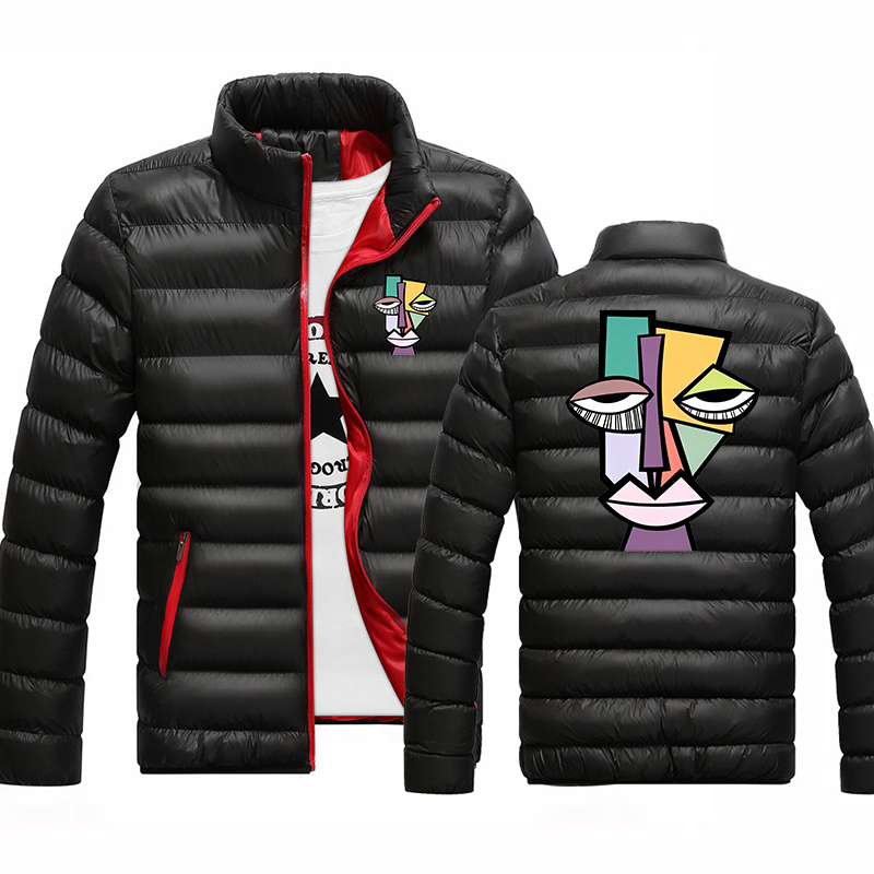 Jaket Hoodie Pria Gaya Picasso - Street Fashion Brand Logo ulasan dan harga
