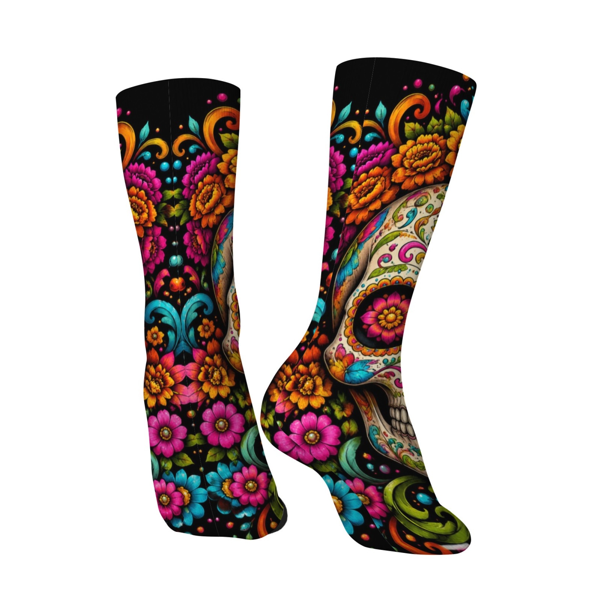 Kaus Kaki Pria Motif Tengkorak - Quirky Street Fashion ulasan dan harga