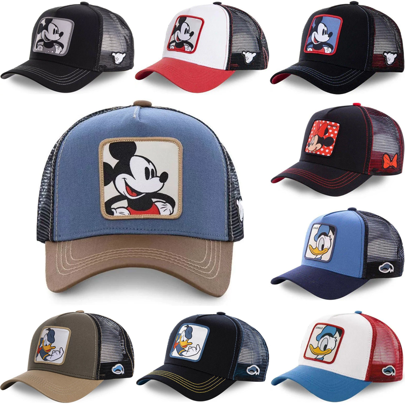 Topi Trucker Mickey Kawaii den - Street Fashion Hats ulasan dan harga