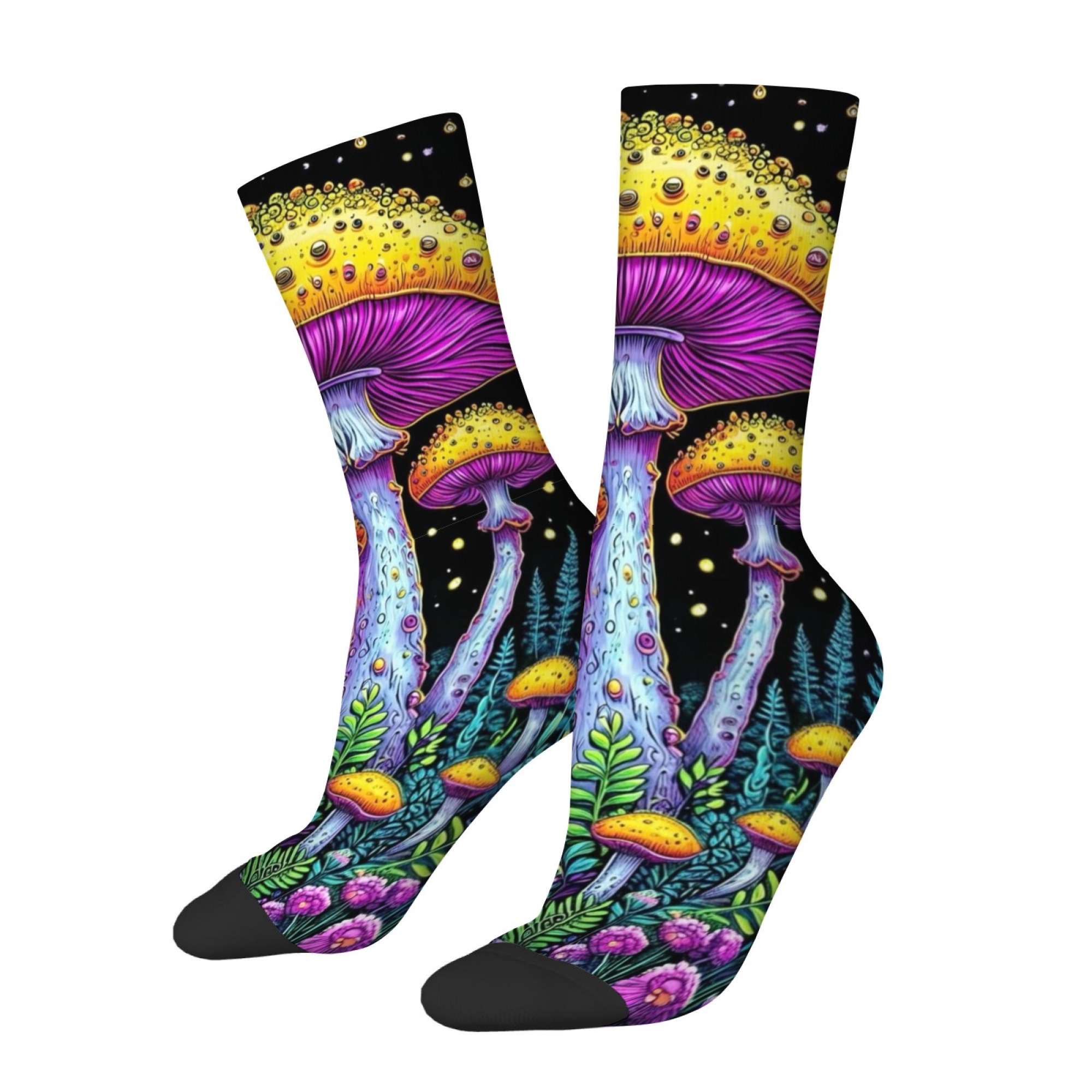 Kaus Kaki Pria Motif Jamur Kun - Quirky Street Fashion ulasan dan harga