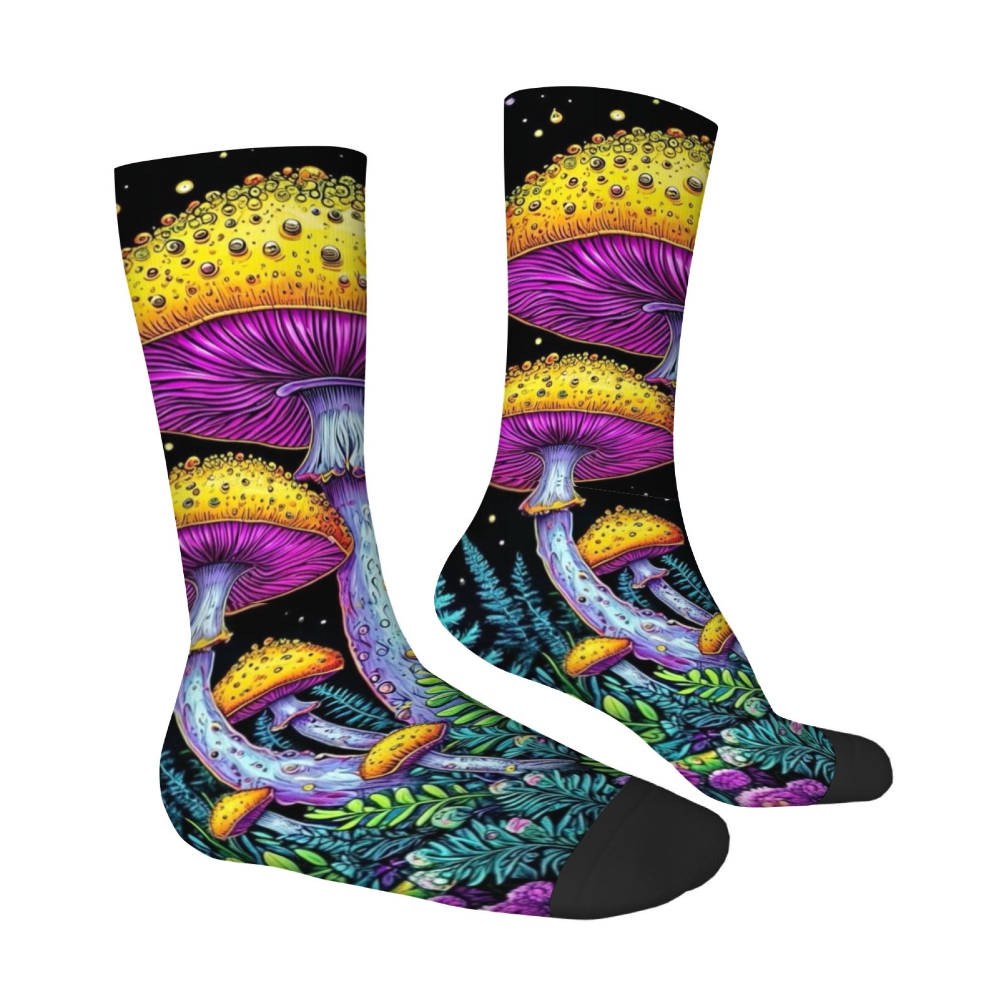Kaus Kaki Pria Motif Jamur Kun - Quirky Street Fashion ulasan dan harga