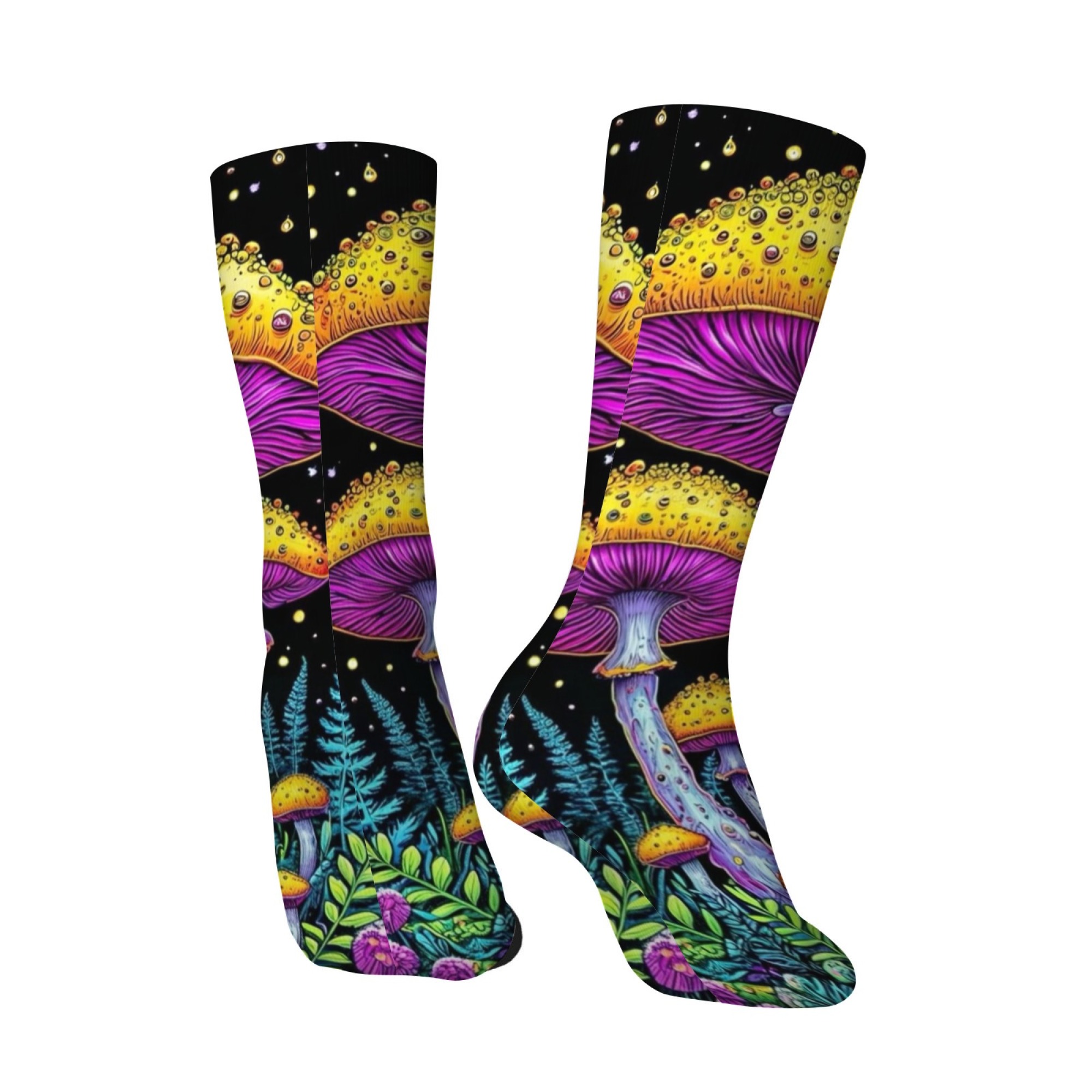 Kaus Kaki Pria Motif Jamur Kun - Quirky Street Fashion ulasan dan harga