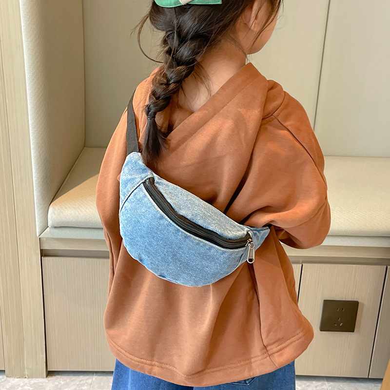 Tas Pinggang Denim Anak-anak,  - Street Fashion Boy ulasan dan harga