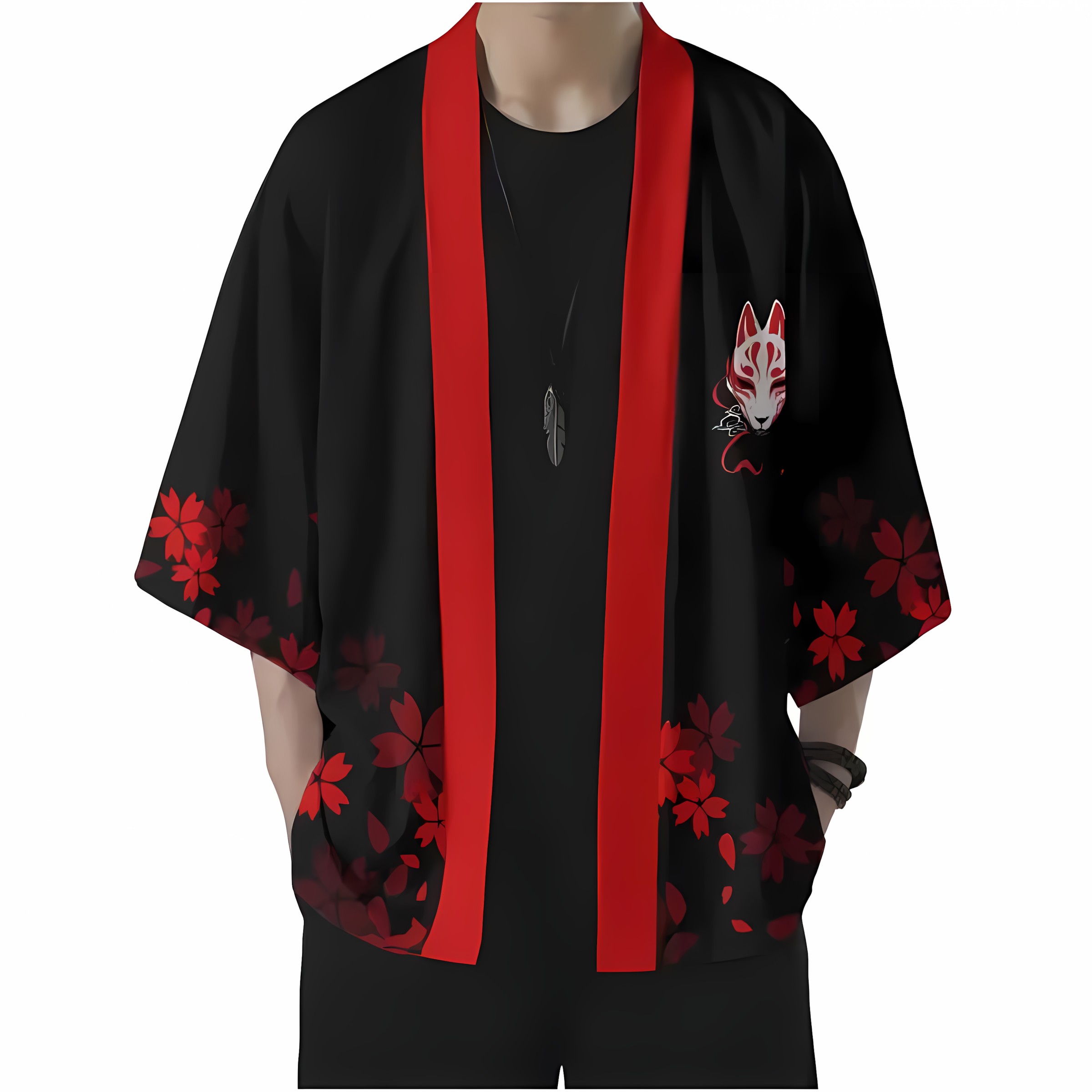 Kimono Pria Gaya Baru Musim Pa - Street Fashion Style ulasan dan harga