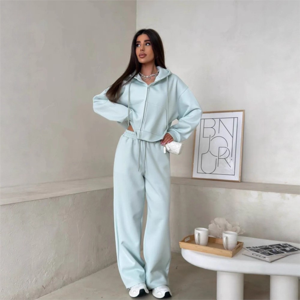 Setelan Olahraga Wanita Hoodie - Street Fashion Outfit For Men ulasan dan harga