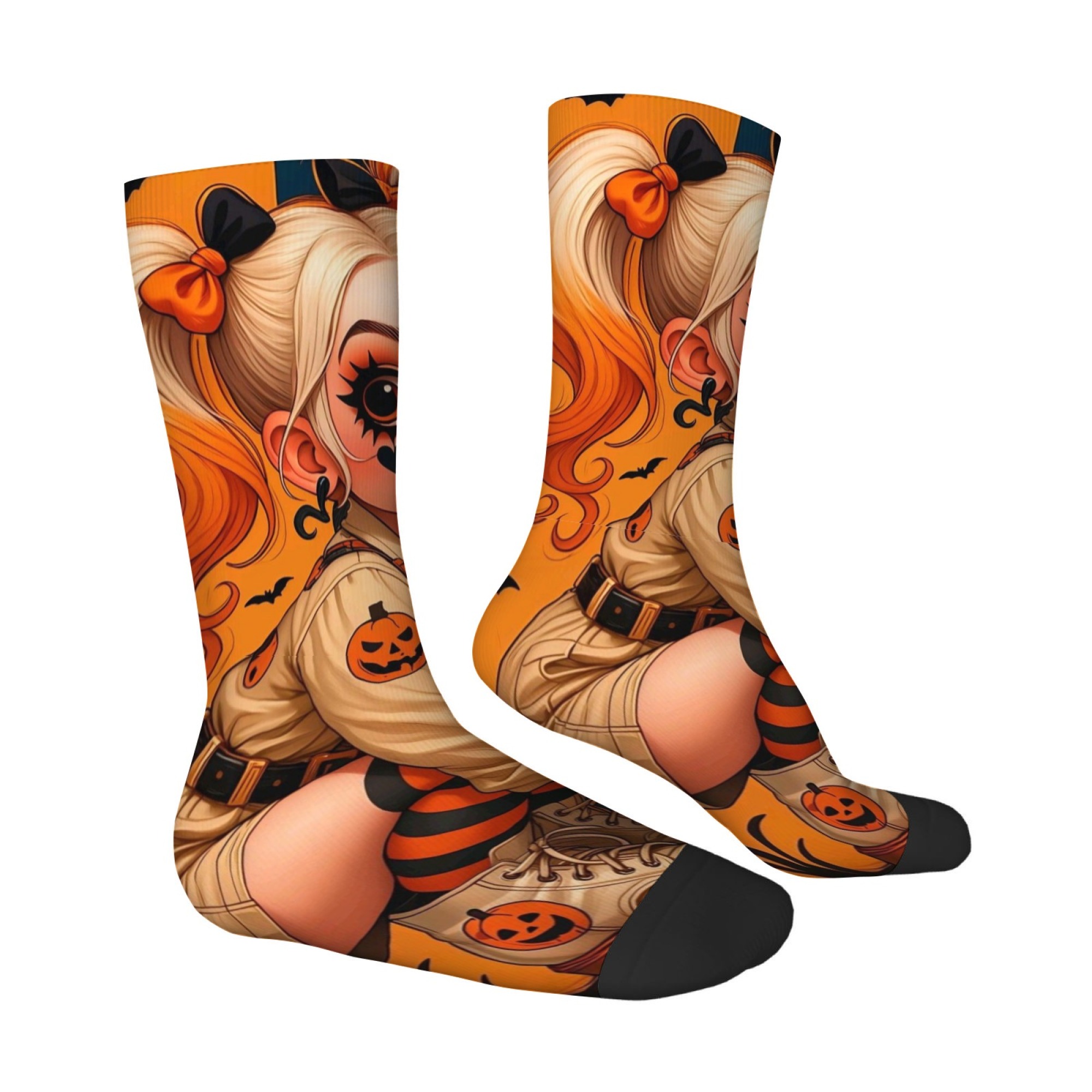 Kaos Kaki Pria Motif Gadis Ber - Quirky Street Fashion ulasan dan harga