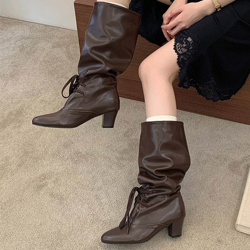 Eilyken Sepatu Bot Wanita Mode - Street Fashion Winter ulasan dan harga