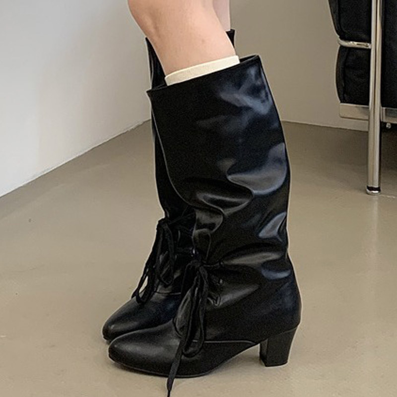 Eilyken Sepatu Bot Wanita Mode - Street Fashion Winter ulasan dan harga
