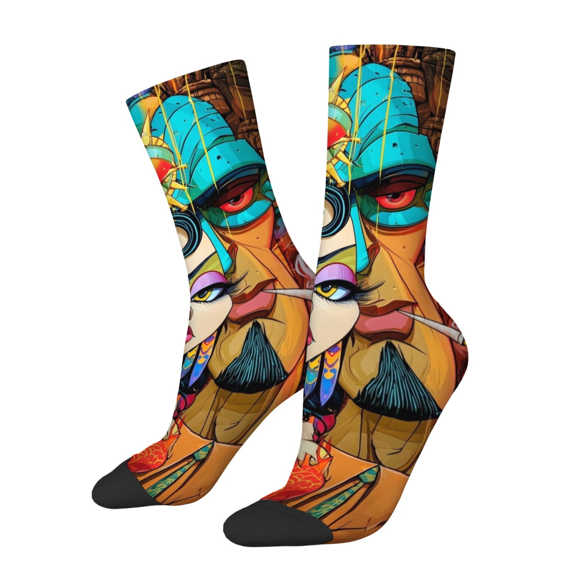 Kaos Kaki Pria Setinggi Betis  - Quirky Street Fashion ulasan dan harga