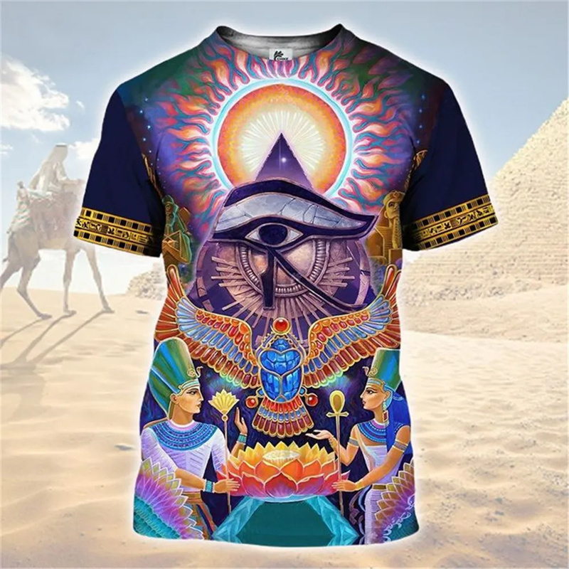 Kaus dewi Mesir kuno untuk pri - Street Fashion Egypt ulasan dan harga