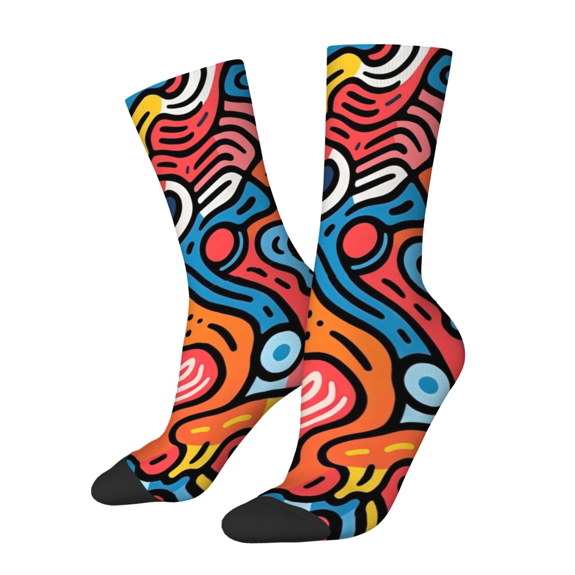Kaus Kaki Pria Motif Bunga Boh - Quirky Street Fashion ulasan dan harga