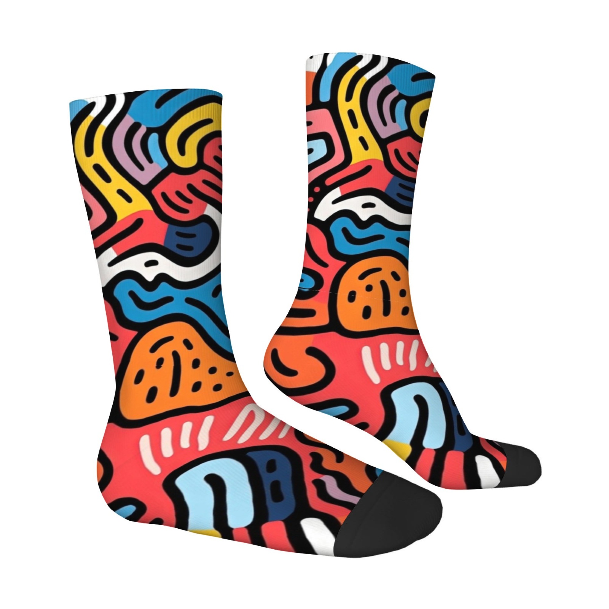 Kaus Kaki Pria Motif Bunga Boh - Quirky Street Fashion ulasan dan harga