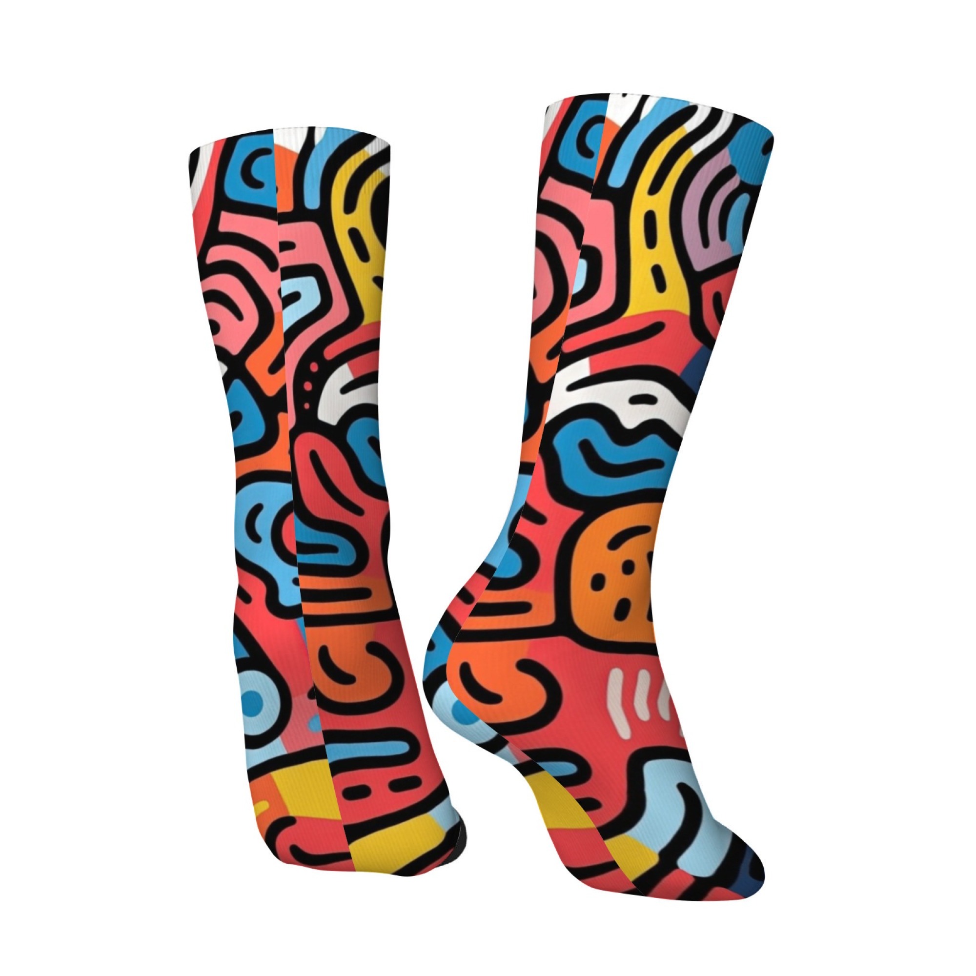 Kaus Kaki Pria Motif Bunga Boh - Quirky Street Fashion ulasan dan harga
