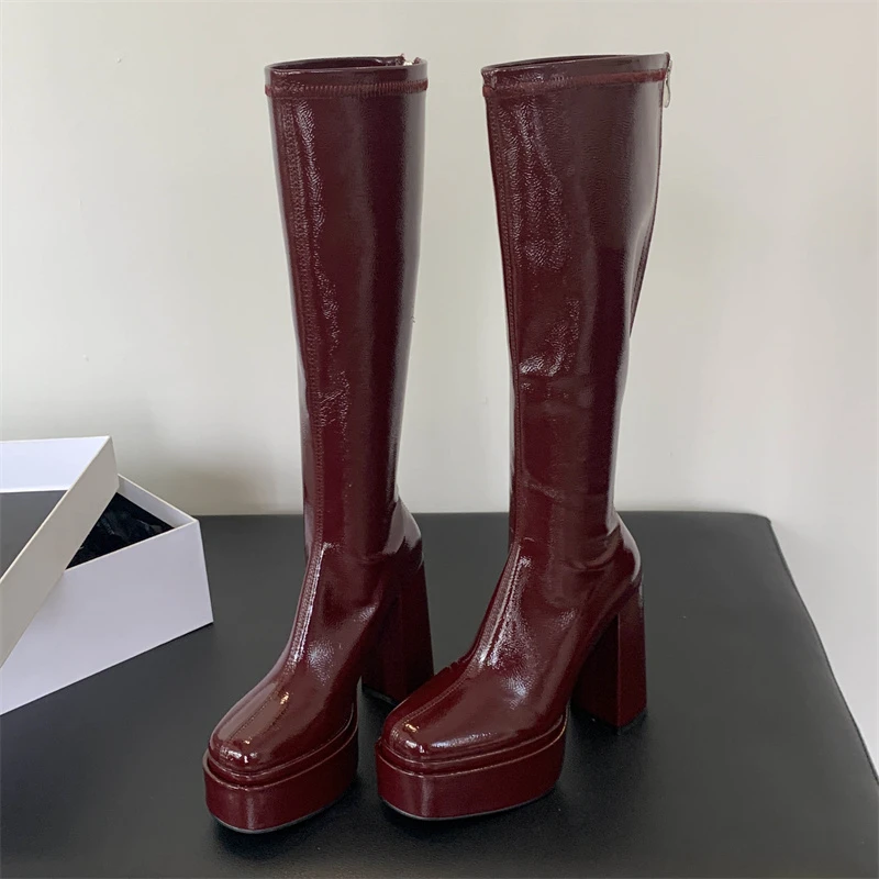 Eilyken Sepatu Bot Setinggi Lu - Street Fashion Winter ulasan dan harga