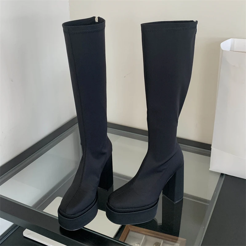 Eilyken Sepatu Bot Setinggi Lu - Street Fashion Winter ulasan dan harga