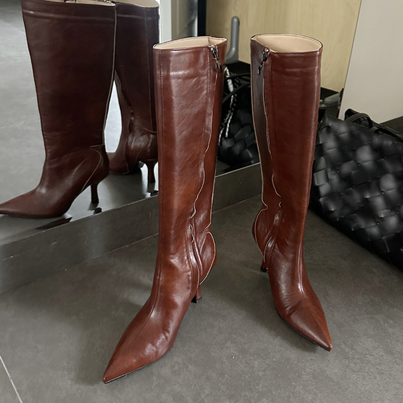 Liyke Sepatu Bot Setinggi Lutu - Street Fashion Winter ulasan dan harga