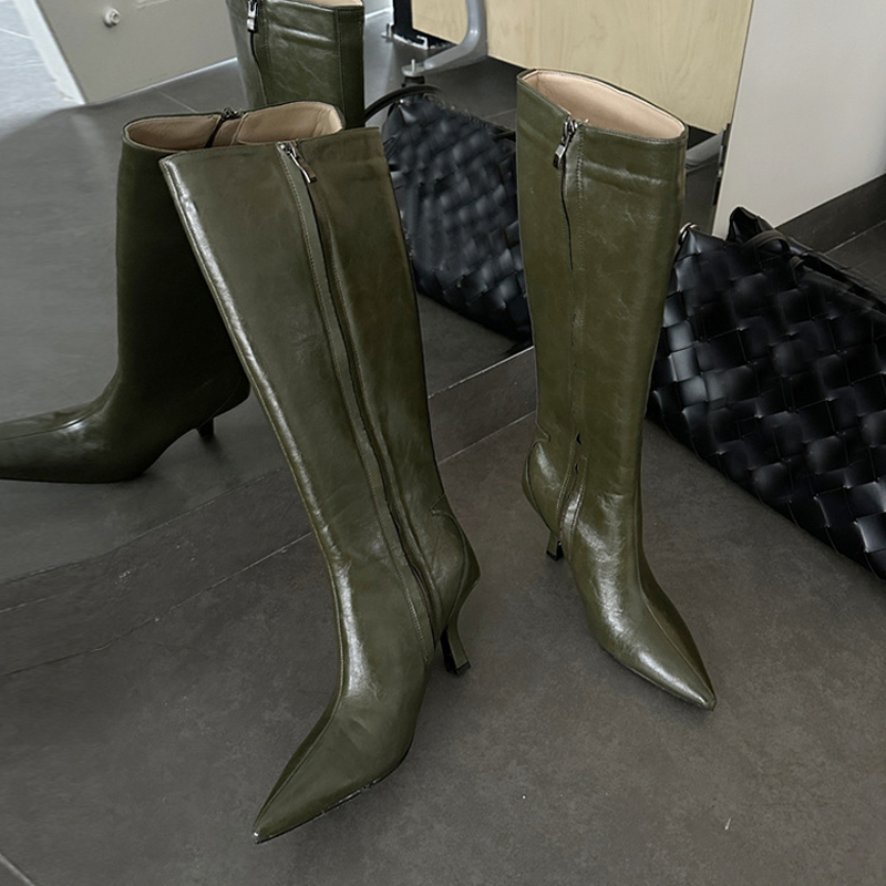 Liyke Sepatu Bot Setinggi Lutu - Street Fashion Winter ulasan dan harga