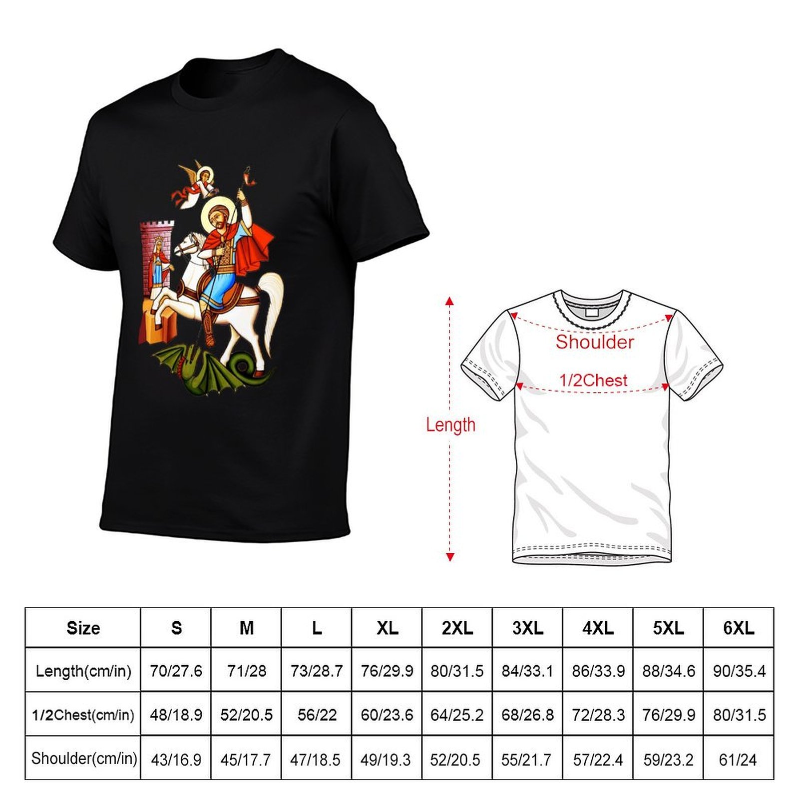 Seni Koptik, Santo George si m - Street Fashion Egypt ulasan dan harga