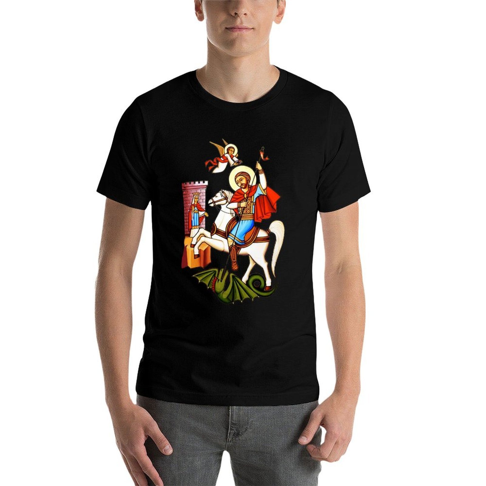 Seni Koptik, Santo George si m - Street Fashion Egypt ulasan dan harga