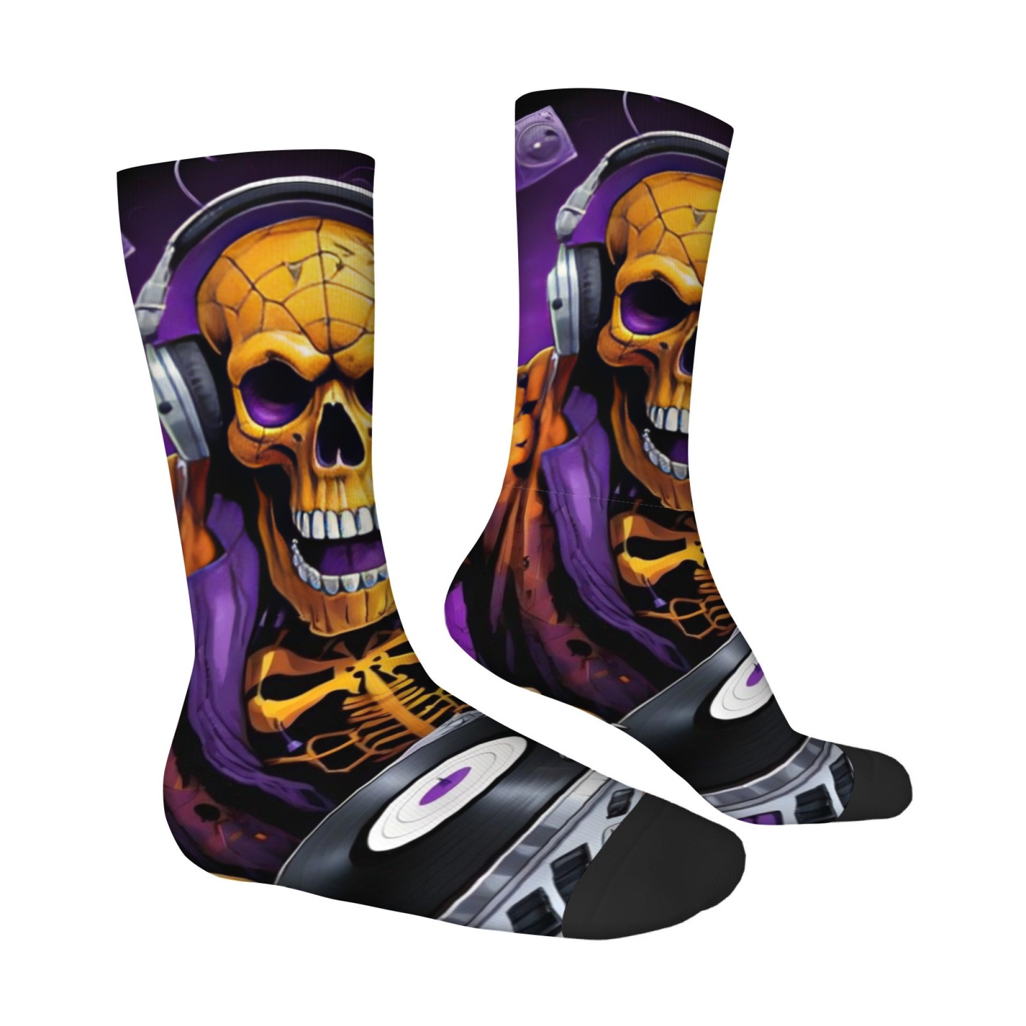 Kaus Kaki Pria Motif Tengkorak - Quirky Street Fashion ulasan dan harga