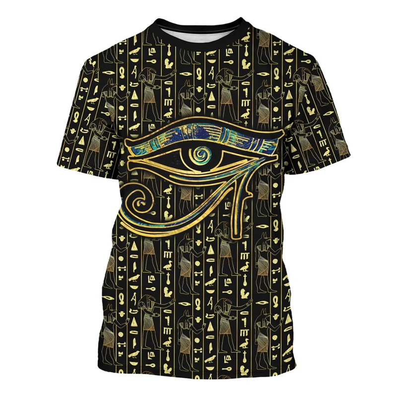 Kaos 3D Print Grafis Mesir Kun - Street Fashion Egypt ulasan dan harga