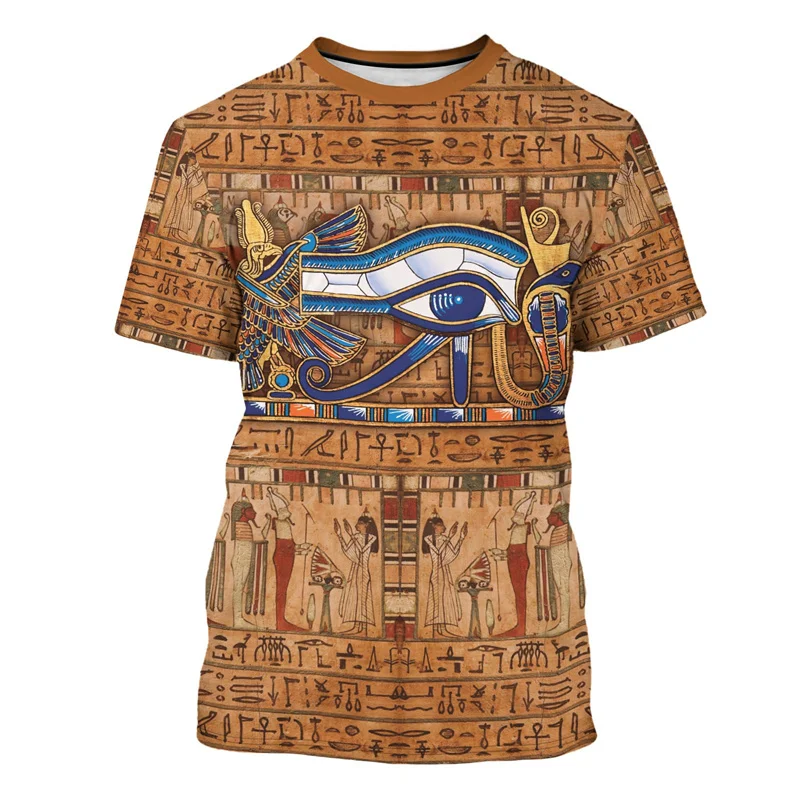 Kaos 3D Print Grafis Mesir Kun - Street Fashion Egypt ulasan dan harga