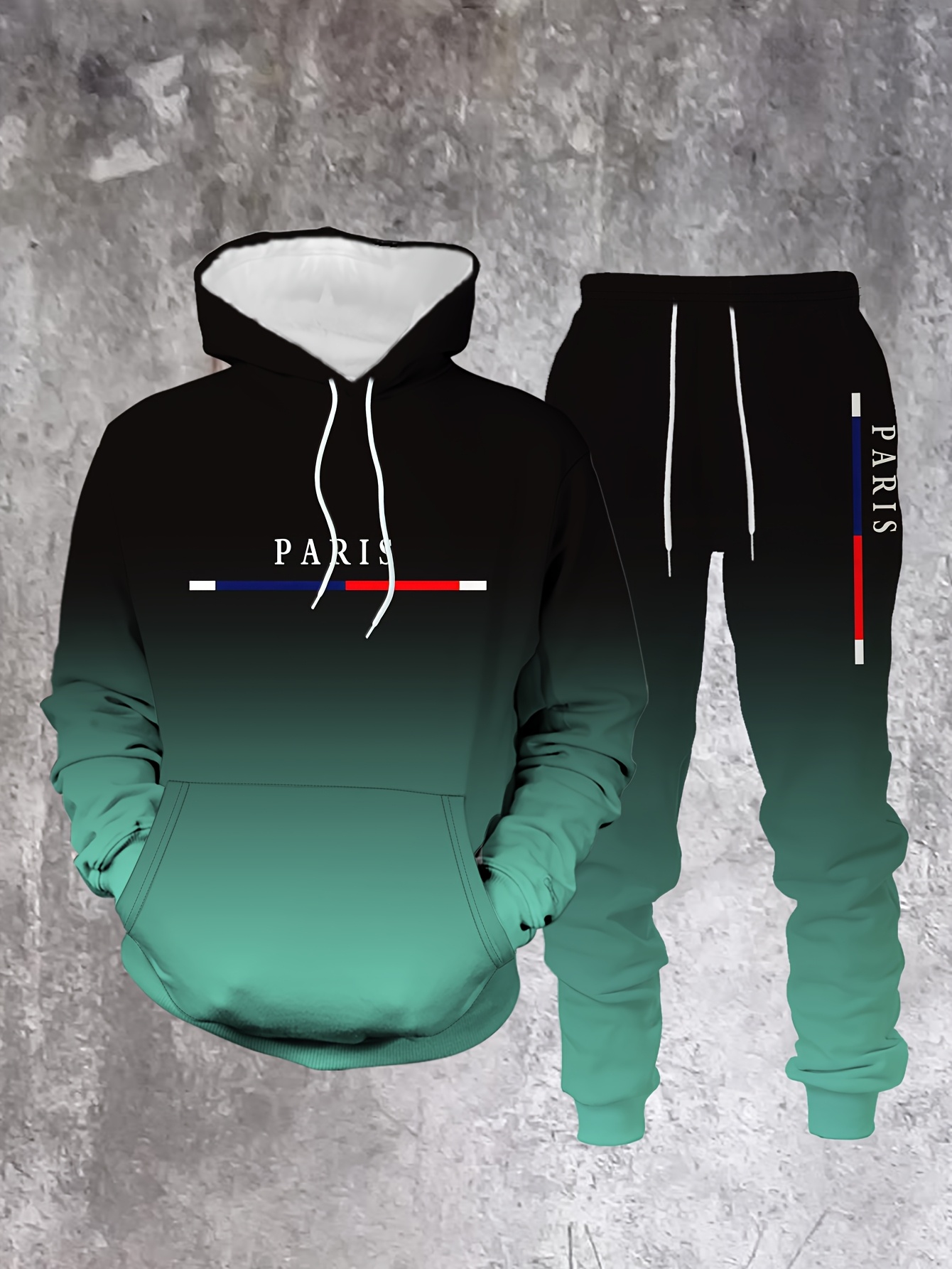 Setelan Olahraga Pria Warna Gr - Street Fashion Outfit For Men ulasan dan harga