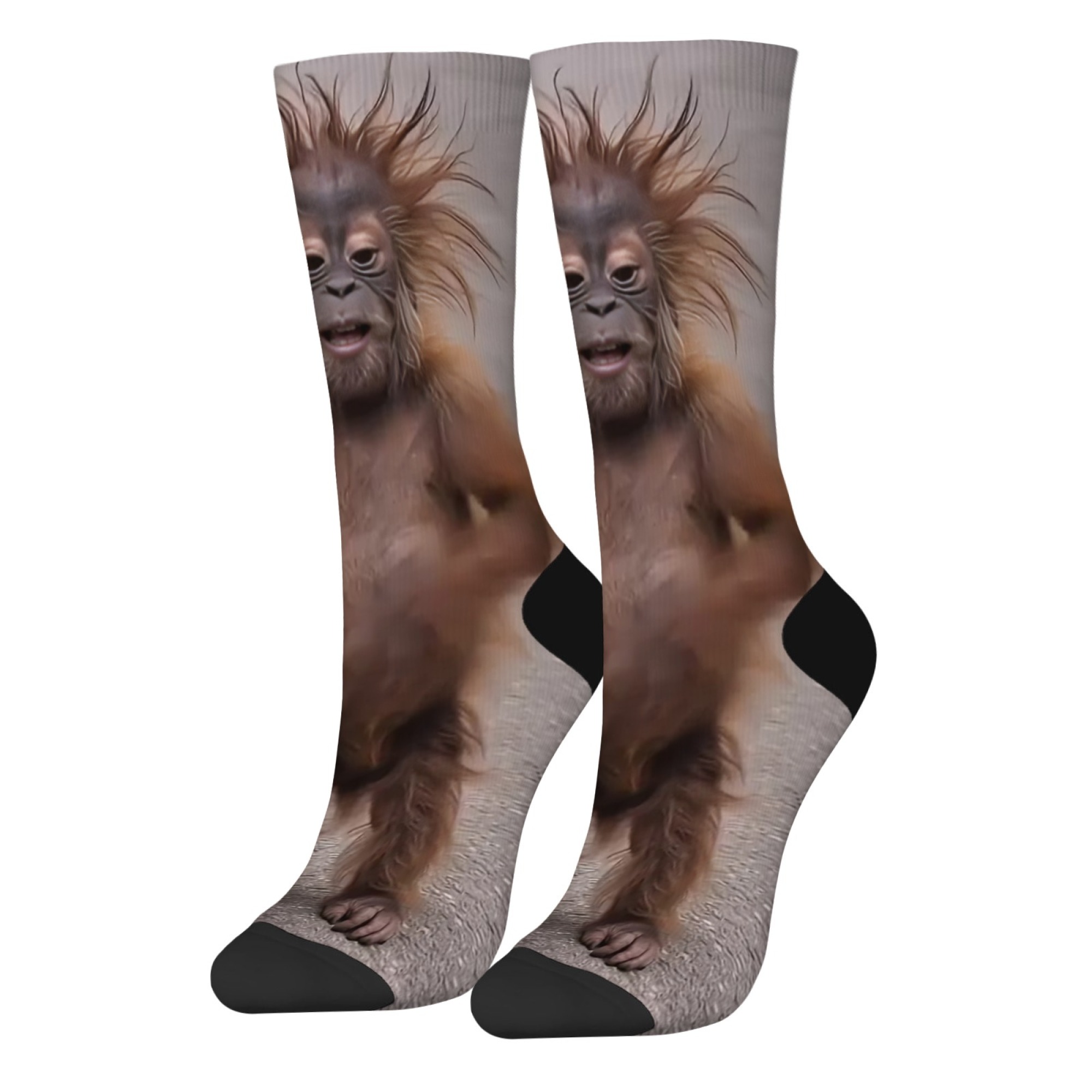 Kaus Kaki Pria Motif Monyet Re - Quirky Street Fashion ulasan dan harga