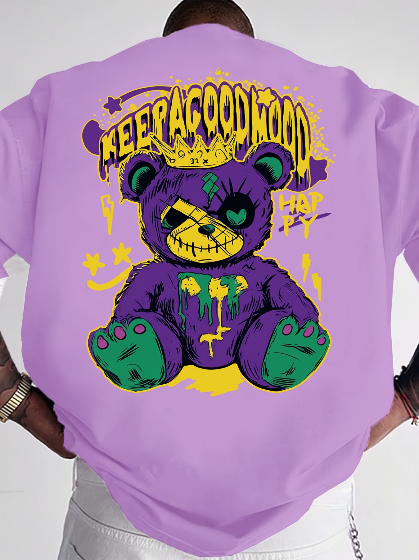 Cetakan grafiti boneka beruang - Street Fashion Graffiti ulasan dan harga
