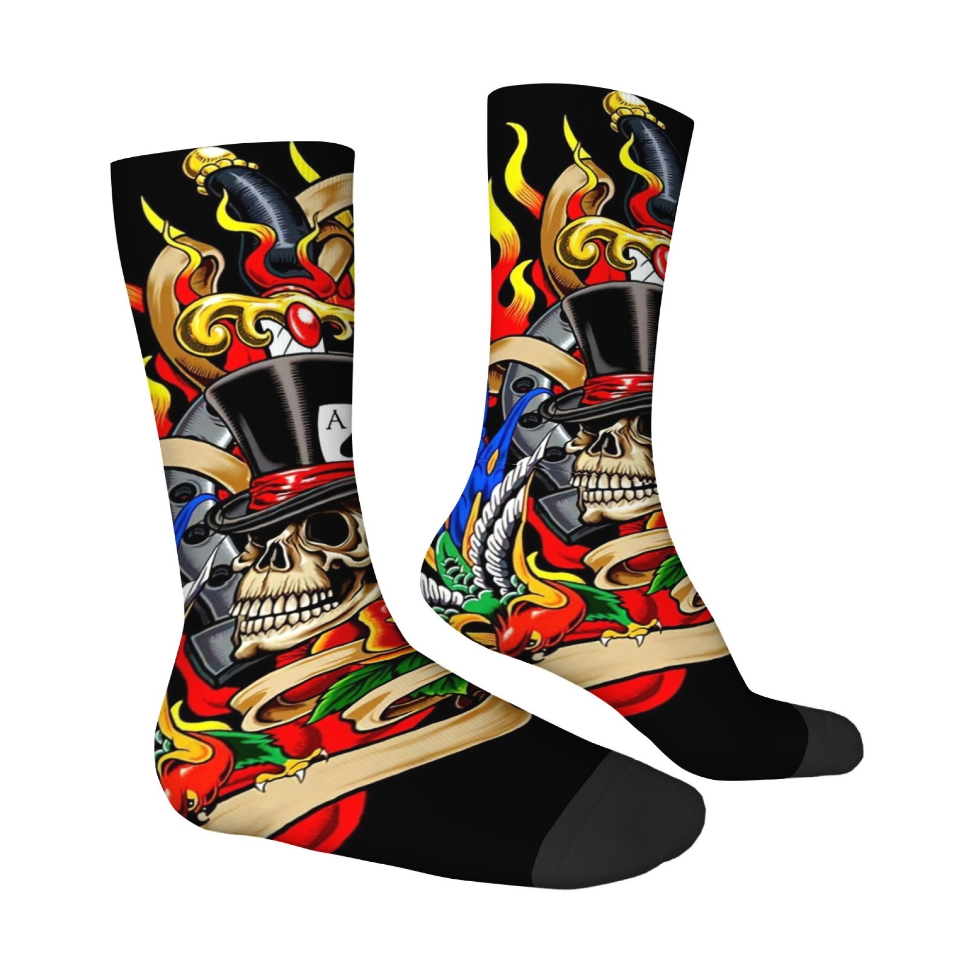 Kaus Kaki Pria Gaya Poker Teng - Quirky Street Fashion ulasan dan harga