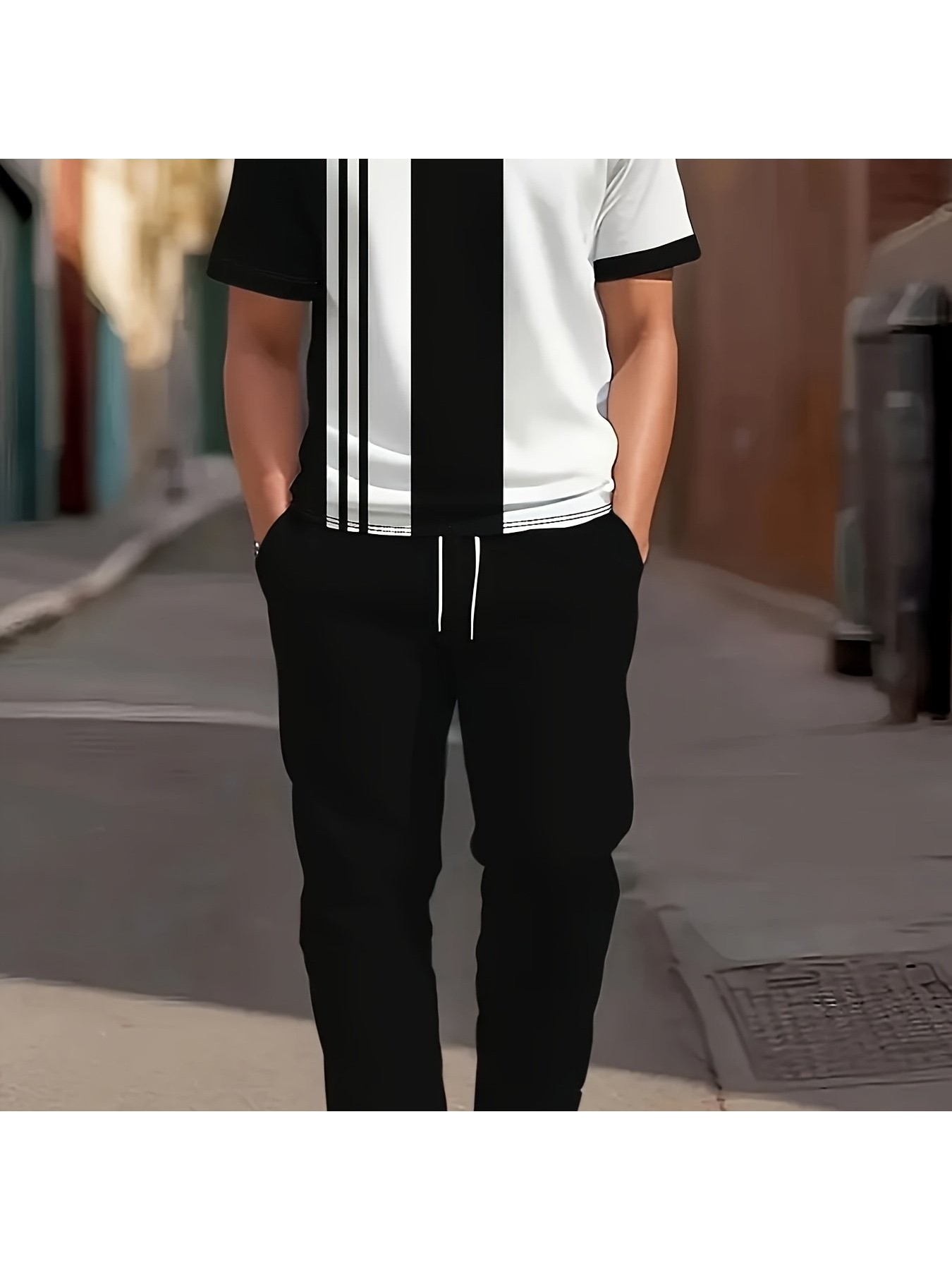 Setelan Celana Panjang Lengan  - Street Fashion Style ulasan dan harga