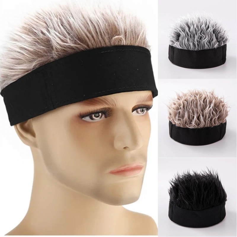 Wig Sintetis Rambut Pendek Top - Street Fashion Hats ulasan dan harga
