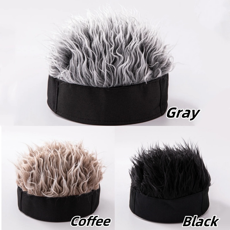 Wig Sintetis Rambut Pendek Top - Street Fashion Hats ulasan dan harga