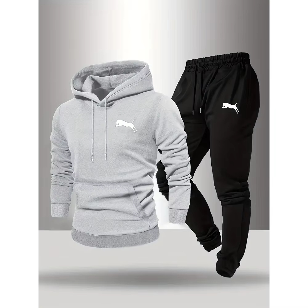Setelan Hoodie & Celana Pria T - Street Fashion Winter ulasan dan harga