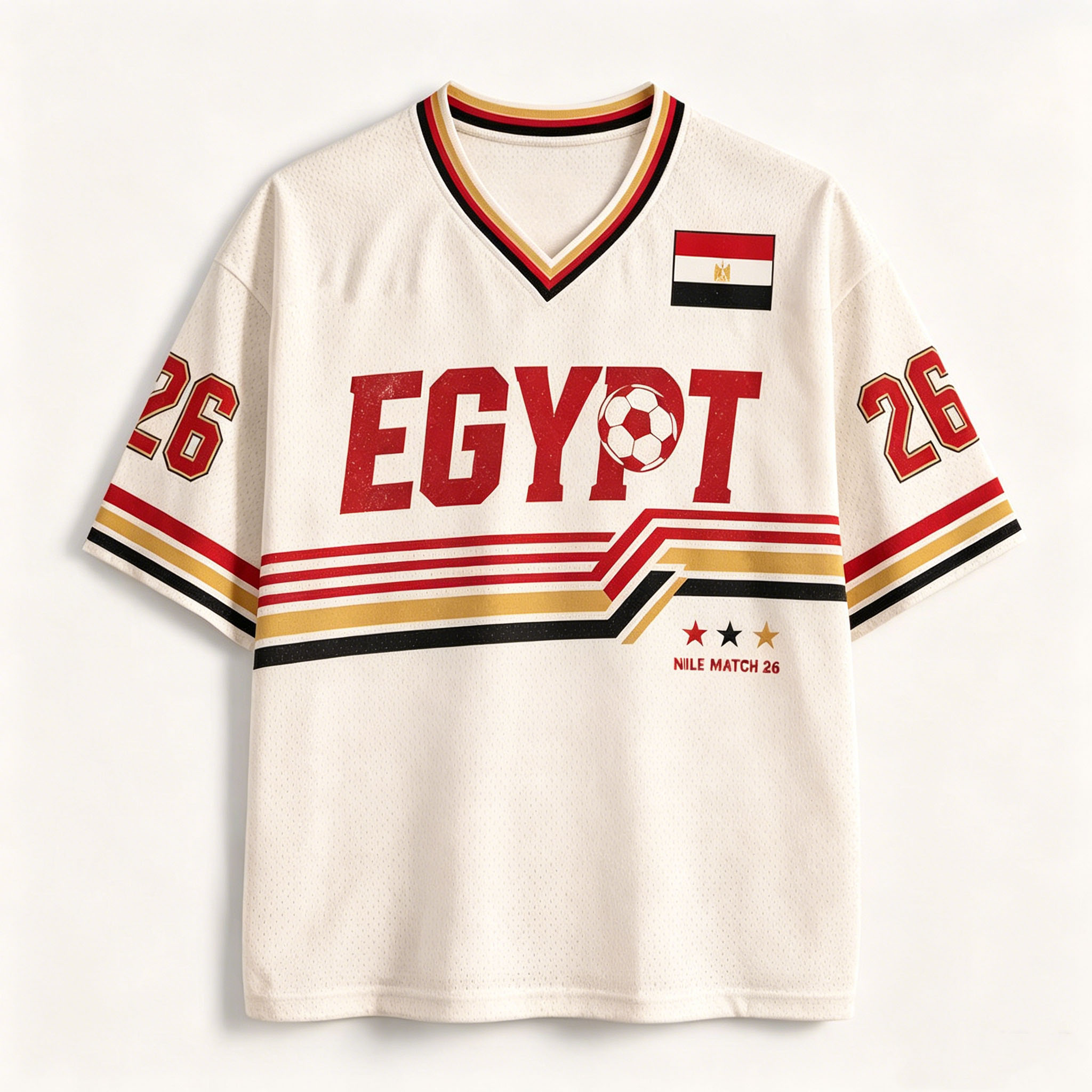Jersey retro Mesir 2026, kaos  - Street Fashion Egypt ulasan dan harga