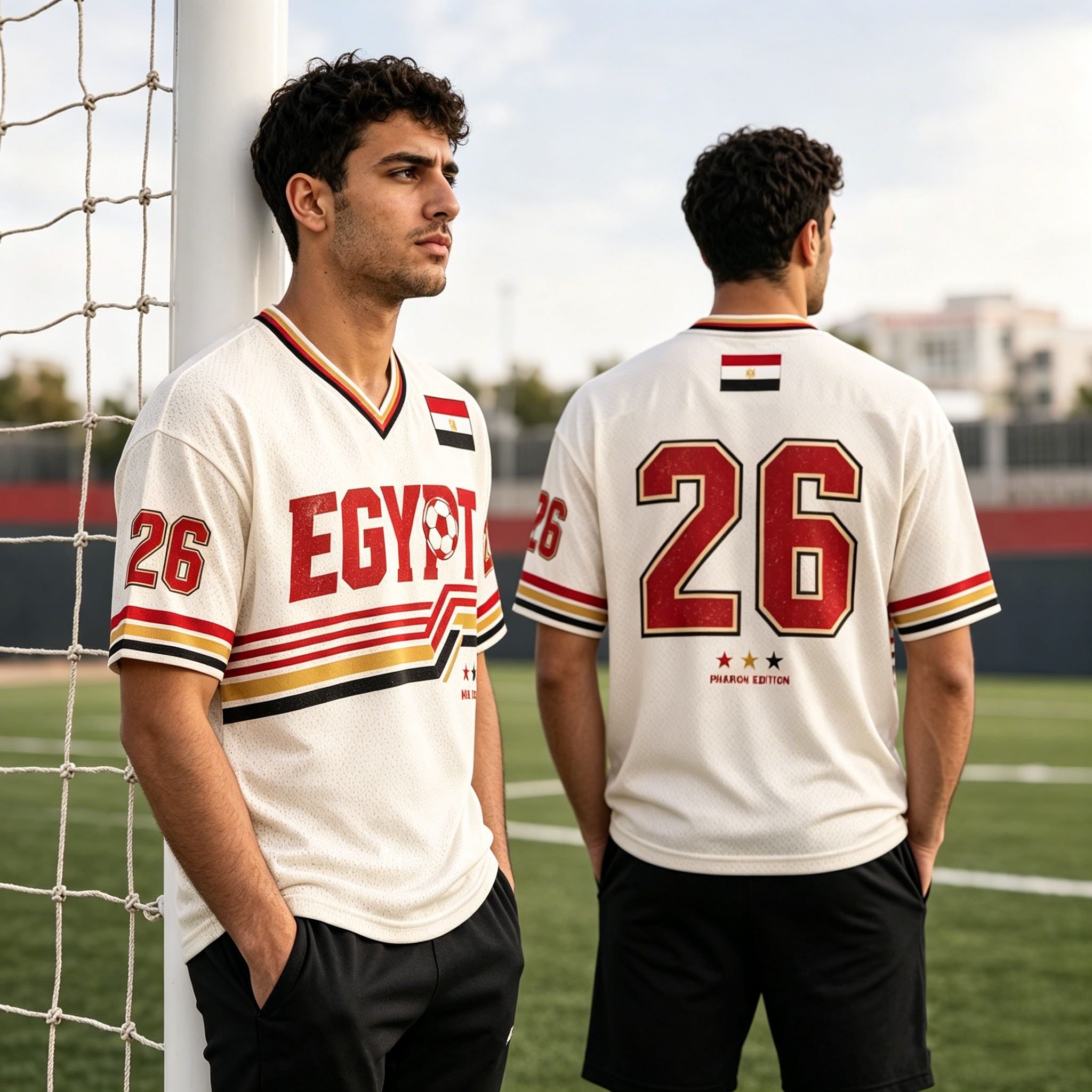 Jersey retro Mesir 2026, kaos  - Street Fashion Egypt ulasan dan harga