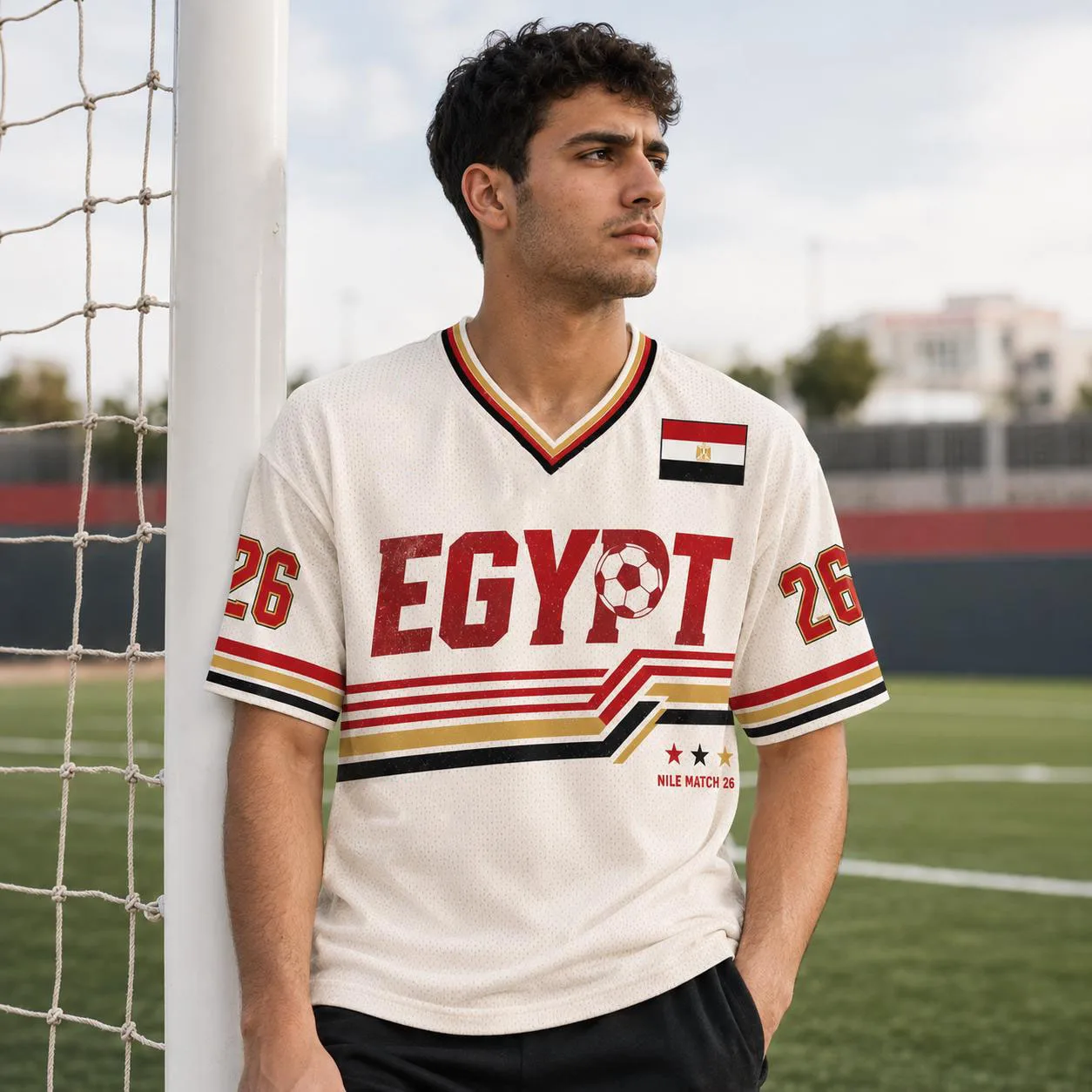 Jersey retro Mesir 2026, kaos  - Street Fashion Egypt ulasan dan harga